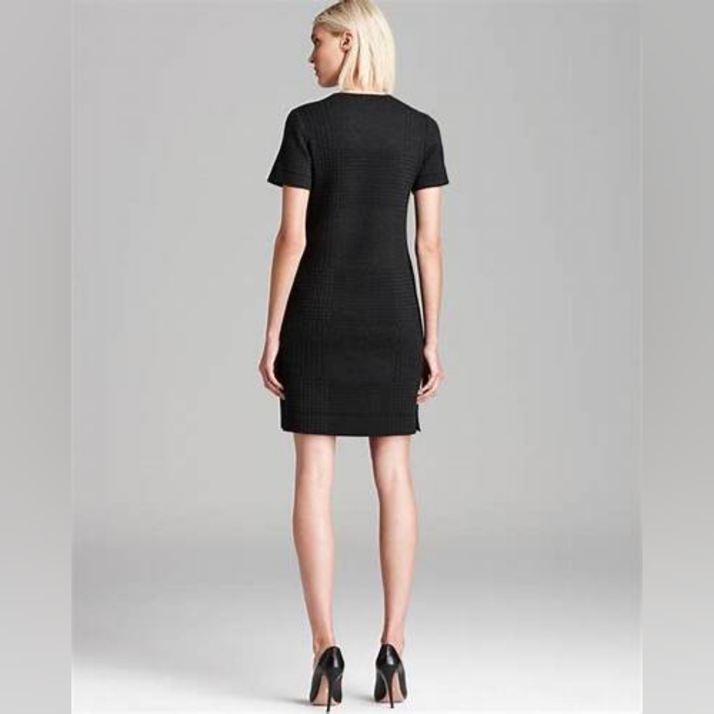 NWT, Theory Darmelle P Evian Stretch Houndstooth Wool Sweater Dress - Picture 3 of 14